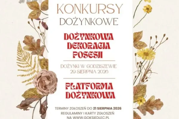 Dożynki Gminne 2026 w Godziszewie – konkursy dla mieszkańców