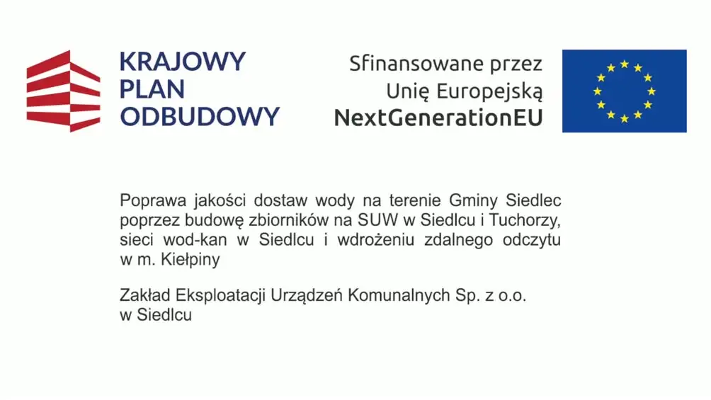 Gmina Siedlec modernizuje wodociągi i kanalizację dzięki funduszom KPO