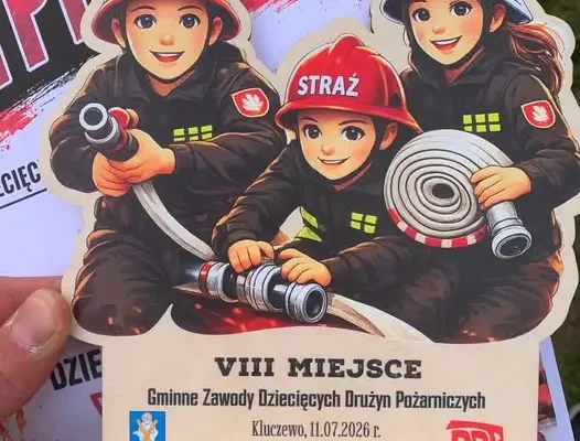 Młodzi strażacy z Kluczewa rywalizowali w Gminnych Zawodach Drużyn Pożarniczych