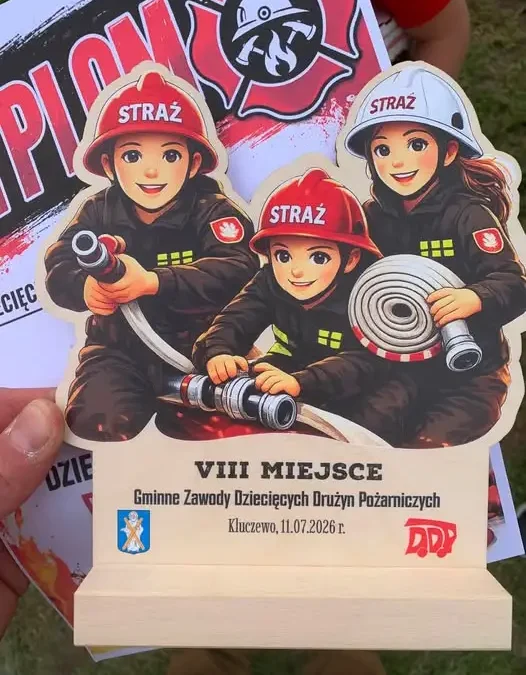 Młodzi strażacy z Kluczewa rywalizowali w Gminnych Zawodach Drużyn Pożarniczych