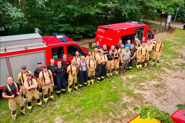 Strażacy ochotnicy z Gminy Przemęt doskonalili umiejętności podczas warsztatów w Leśnictwie Olejnica