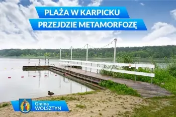 Karpicko: nowe kabiny i toalety na plaży – inwestycja za 82,6 tys. zł