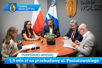 Gmina Wolsztyn dołoży 1,5 mln zł do przebudowy ul. Poniatowskiego