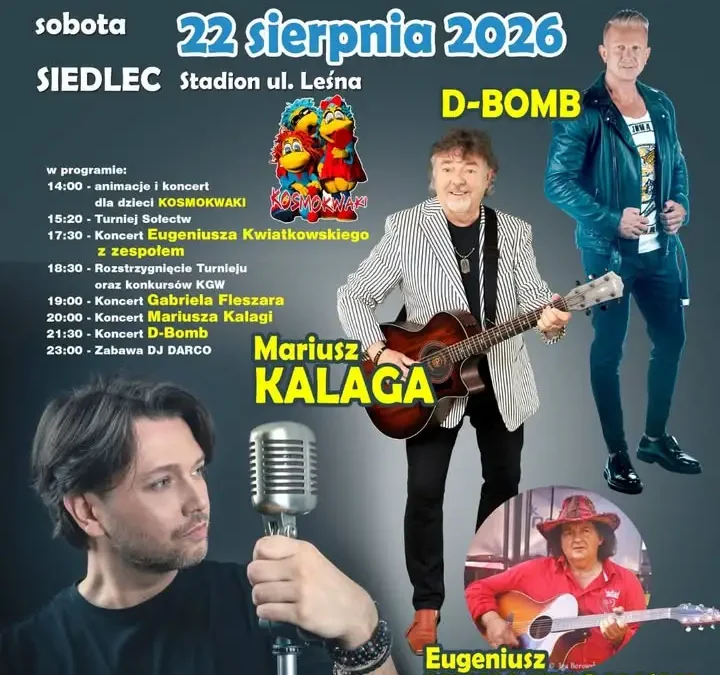 Święto Smaków i Dożynki Gminne w Siedlcu – nadchodzące wydarzenia sierpnia
