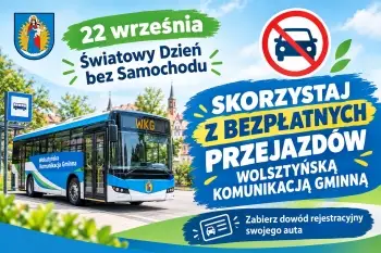 Światowy Dzień bez Samochodu w Wolsztynie – dziś jedziesz autobusem WKG za darmo