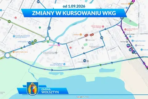Zmiany w organizacji ruchu i komunikacji miejskiej w Wolsztynie od 1 września