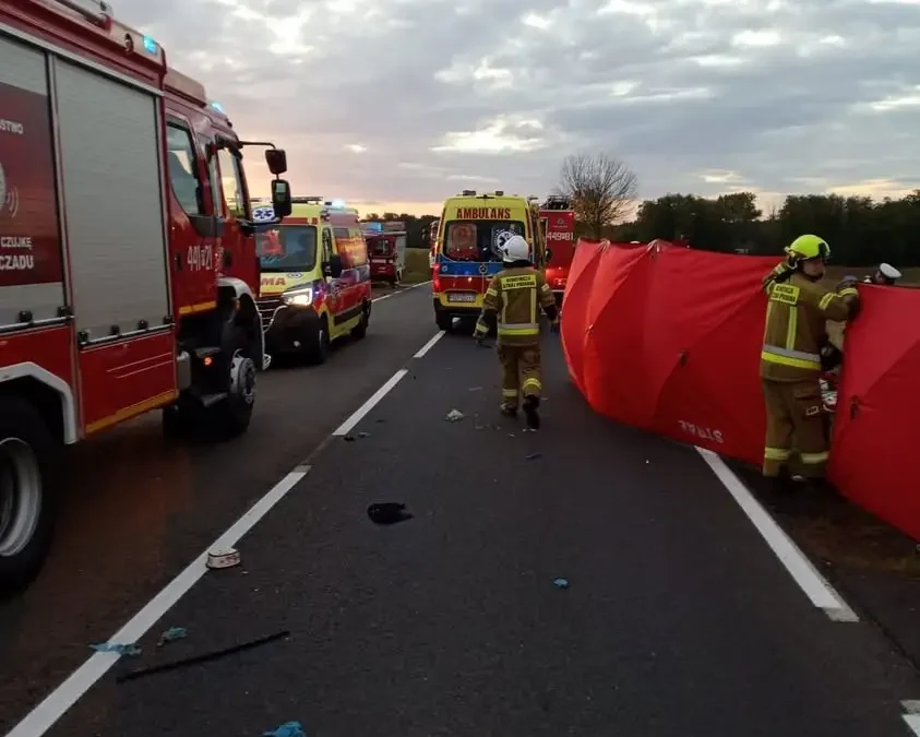 Tragedia na drodze pod Grodziskiem Wielkopolskim. Nie żyje 20-letnia rowerzystka
