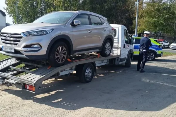Pościg w Wolsztynie: 34-latek wpadł z kradzionym Hyundaiem Tucsonem
