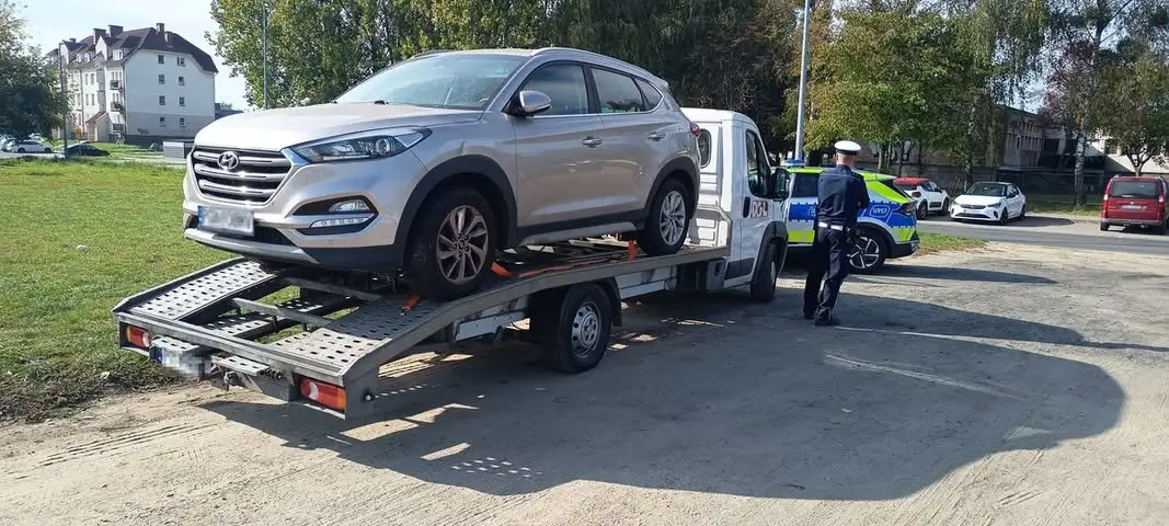 Pościg w Wolsztynie: 34-latek wpadł z kradzionym Hyundaiem Tucsonem