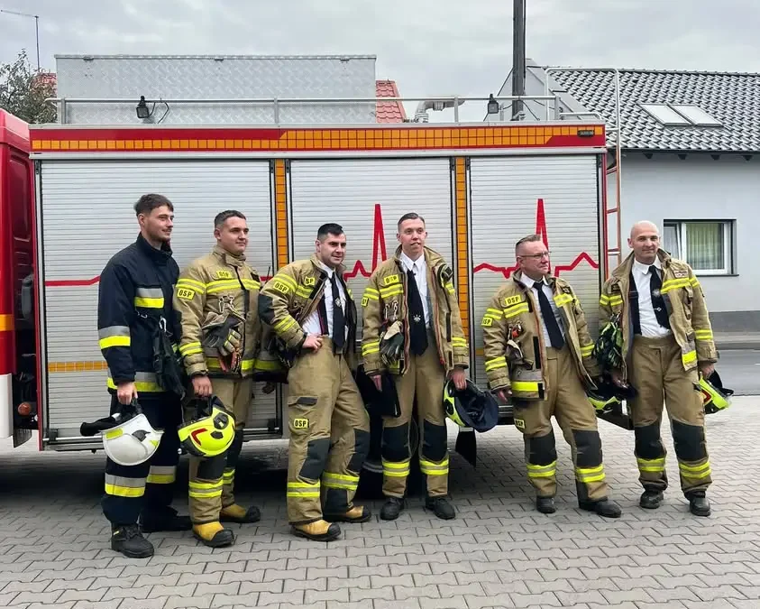 Alarm w trakcie jubileuszu 105-lecia OSP Przemęt – strażacy zabezpieczyli lądowisko LPR w Perkowie