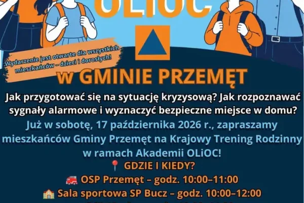 Krajowy Trening Rodzinny w Gminie Przemęt – jak przygotować się na sytuację kryzysową?