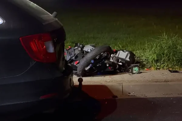 Podziękowania dla świadków wypadku motocyklowego na terenie powiatu wolsztyńskiego