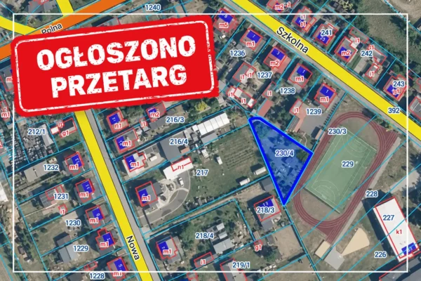 Wolsztyn ogłasza pierwszy przetarg ograniczony na grunt w Wroniawach